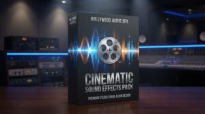 Cinematic sound effects pack with hollywood tier audio for video editing