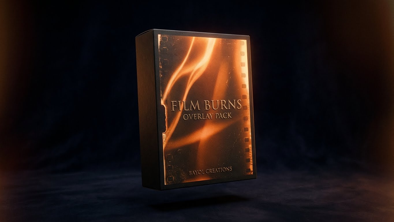 Cinematic Film Burns (4K Overlay Pack)