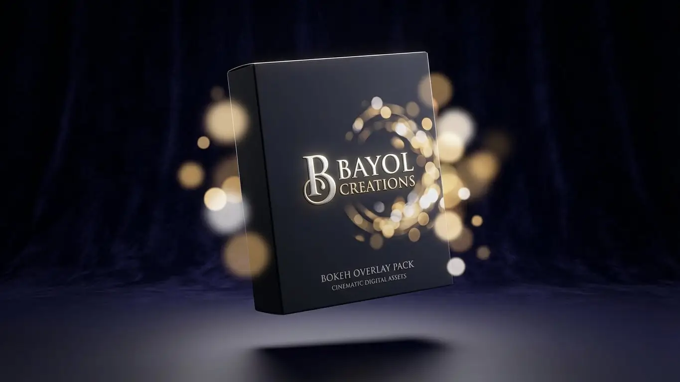 Bokeh Overlays – Golden Focus Blurs